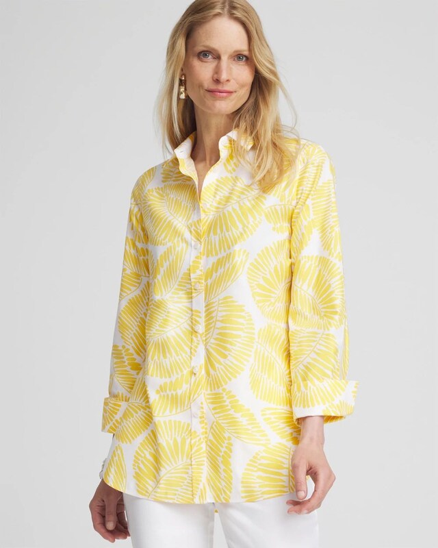 No Iron Stretch Palms Shirt